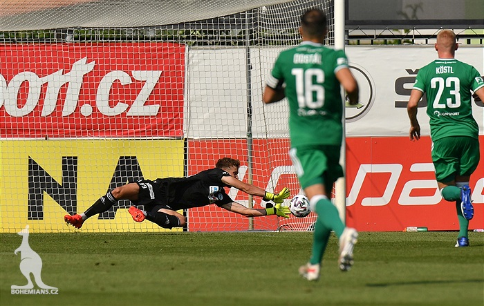 Hradec Králové - Bohemians 1:1 (1:0)
