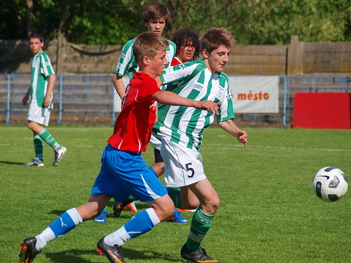 A - žáci: Druhá půle byla z naší strany lepší