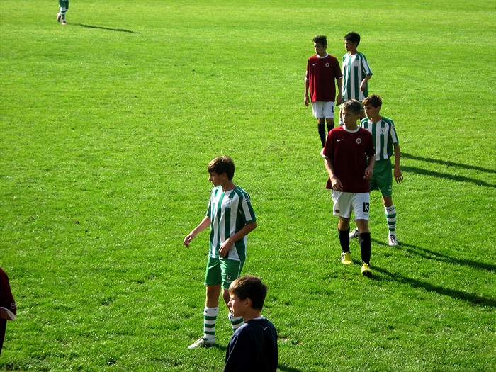 Momentka z přátelského utkání se Spartou.