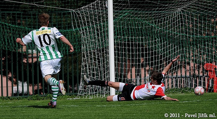 SK Slavia Praha B - Bohemians 1905 1:3 (1:1)