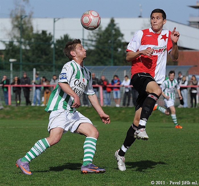 SK Slavia Praha B - Bohemians 1905 1:3 (1:1)