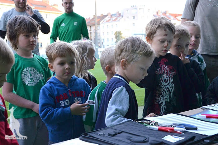 Fotbalový nábor v Ďolíčku, září 2017