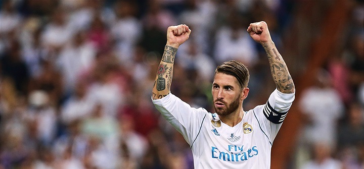 Sergio Ramos zdraví Antonína Panenku