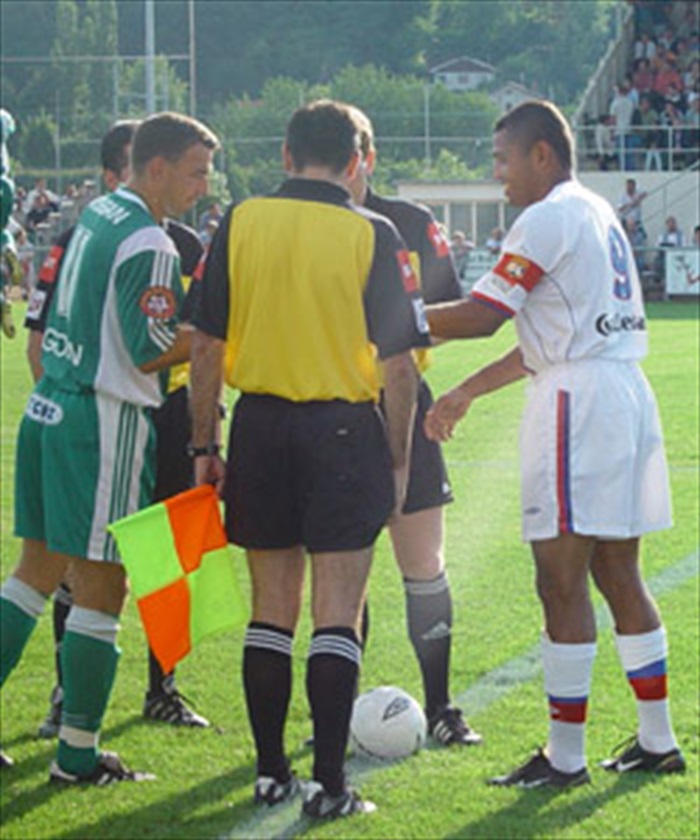 Kapitáni před zápasem