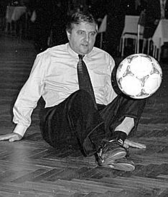 Karlo Dobiaš se předvádí