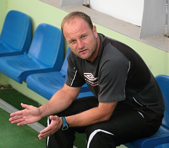 Pavel Hoftych před zápasem.