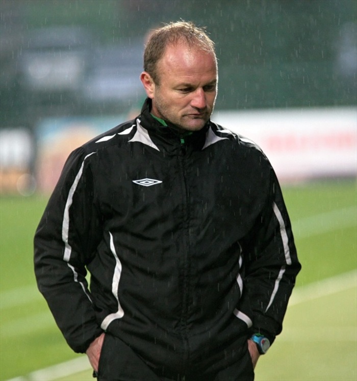 Zamyšlený trenér Hoftych