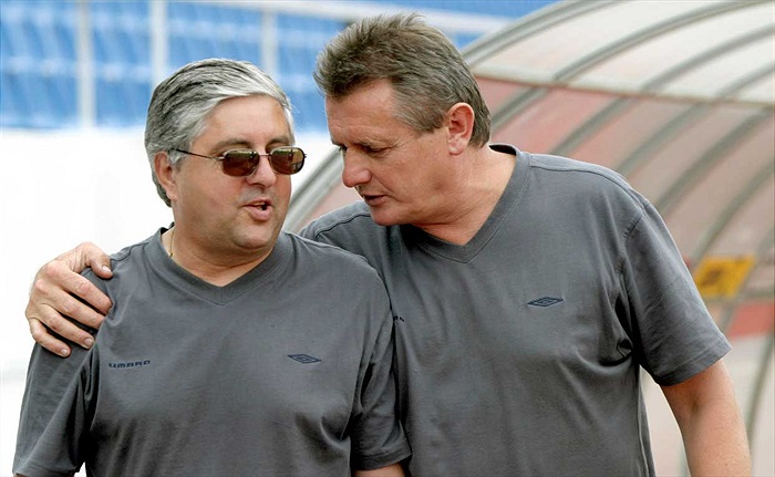Trenéři Hruška a Dobiaš