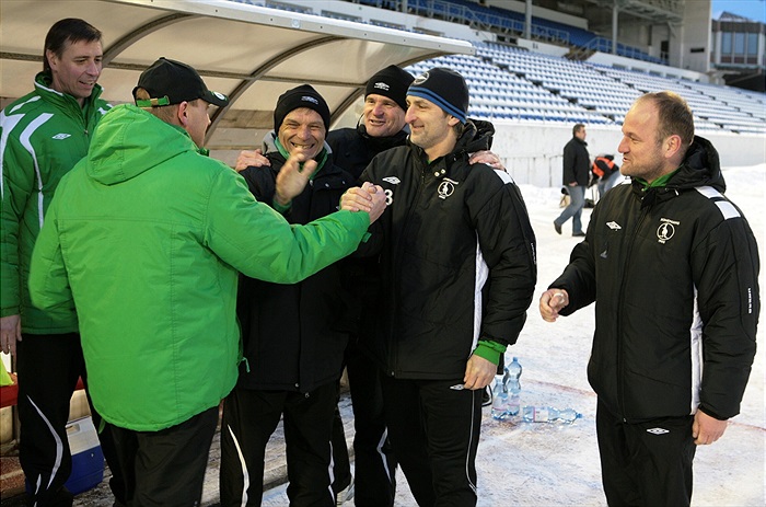 Radost lavičky po zápase