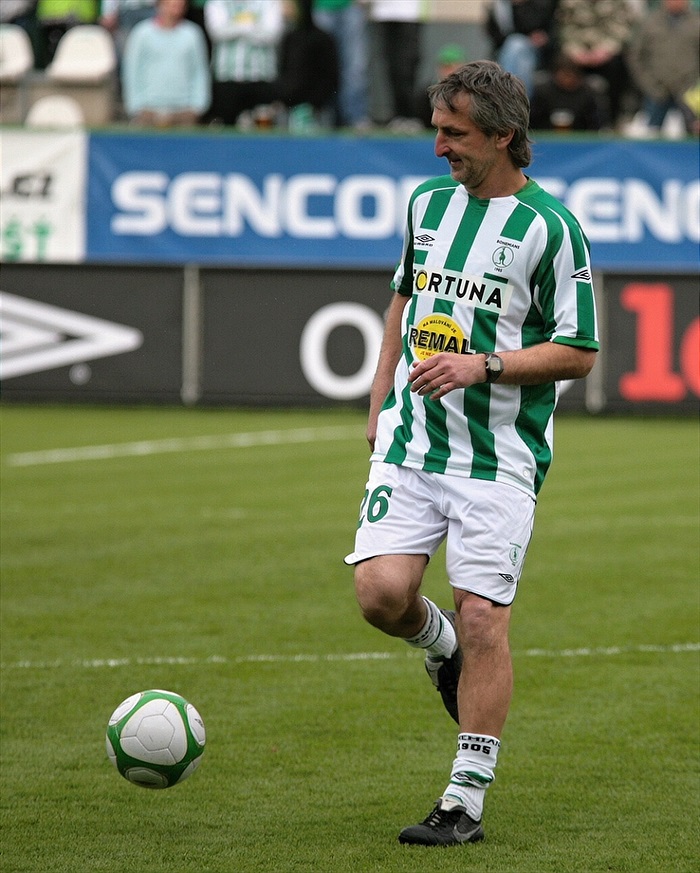 Do tréninkového zápasu nastoupil i trenér Pavel Medynský