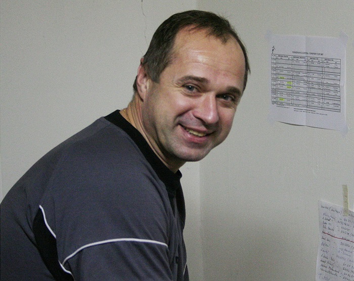 František Klouček ve své kanceláři na Bohemians.