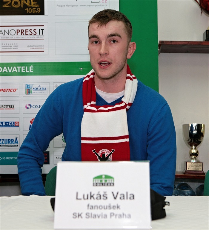 Fanoušky Slavie zastupoval šéf kotle.