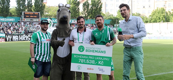 Nadační fond Bohemians pomohl Ukrajině