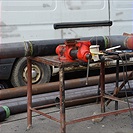 Průběh výstavby nové kotelny pro vyhřívaný trávník