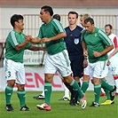 Benefiční utkání All Stars Cup: Bohemians - Slavia 2:6