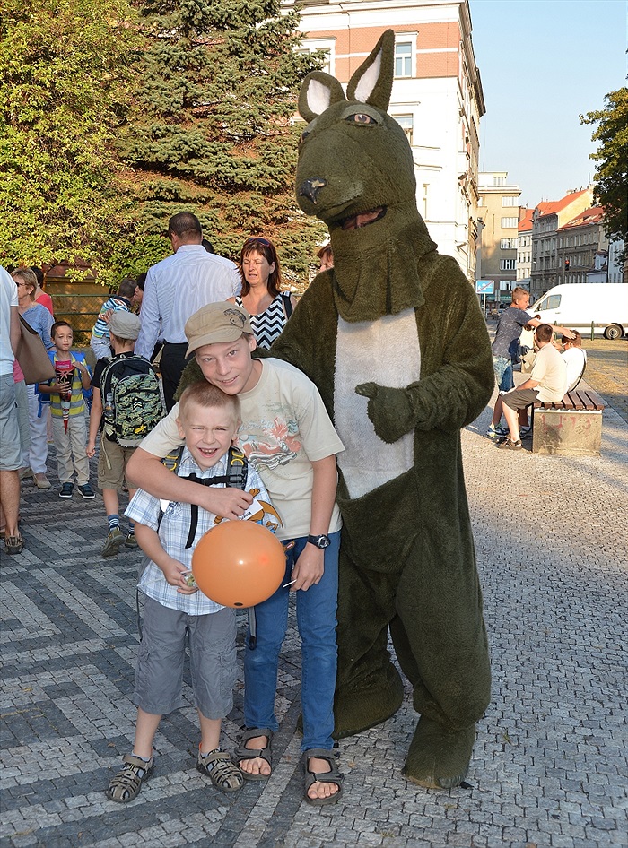 Klokan vítal prvňáčky na ZŠ Botičská