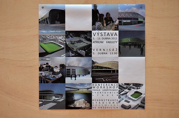 Vernisáž výstavy revitalizace stadionu ve Vršovicích