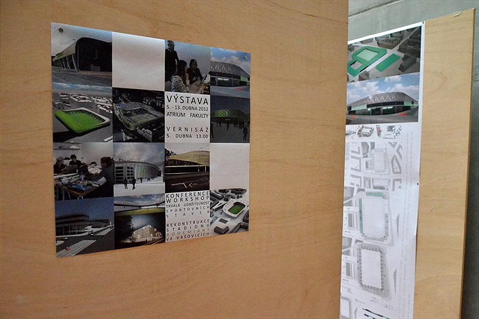 Vernisáž výstavy revitalizace stadionu ve Vršovicích