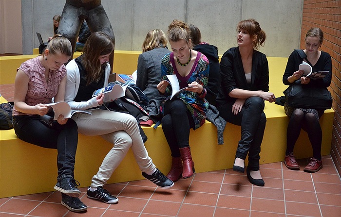 Vernisáž výstavy revitalizace stadionu ve Vršovicích