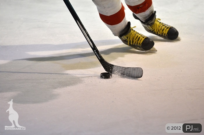 Hokejovou odvětu vyhráli mladí 9:6 - 2012