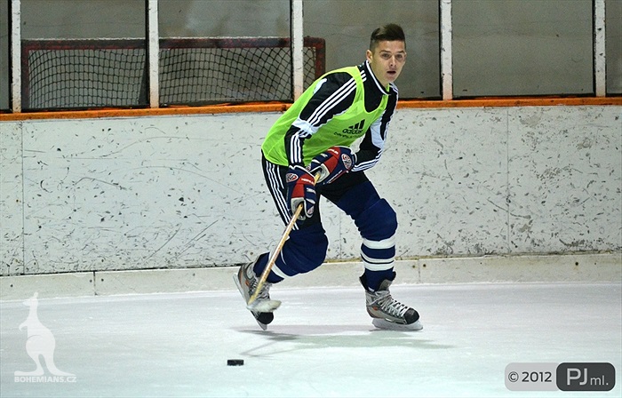 Hokejovou odvětu vyhráli mladí 9:6 - 2012