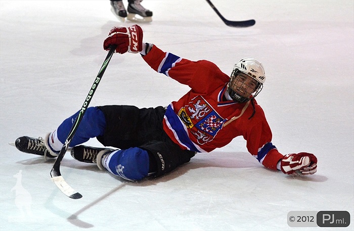 Hokejovou odvětu vyhráli mladí 9:6 - 2012