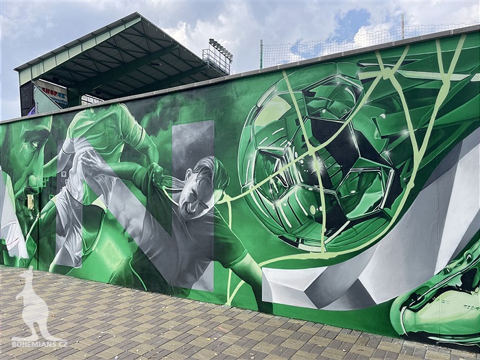 Zeď Ďolíčku zdobí nový mural