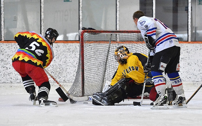 Hokej 2015: Černá - Bílá 7:6