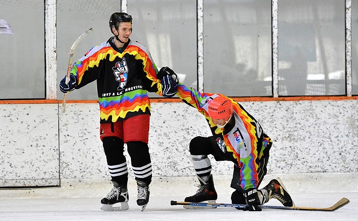 Hokej 2015: Černá - Bílá 7:6