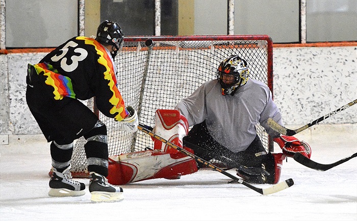 Hokej 2015: Černá - Bílá 7:6