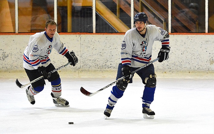 Hokej 2015: Černá - Bílá 7:6