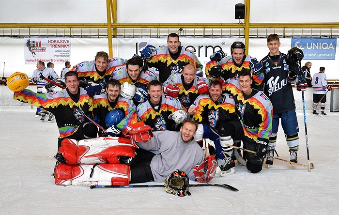 Hokej 2015: Černá - Bílá 7:6