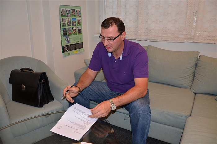 Radek Sňozík přebral automobil od společnosti AUTO NOVO TÝM Řevnice.