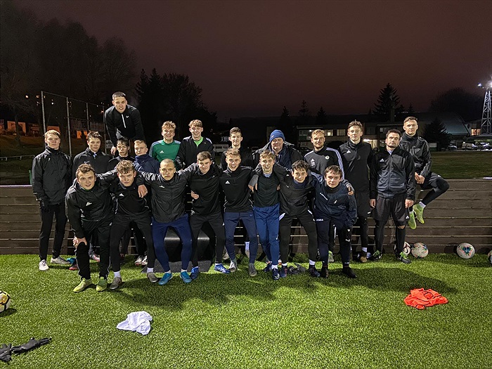 Jiří Bederka na tréninku s žáky