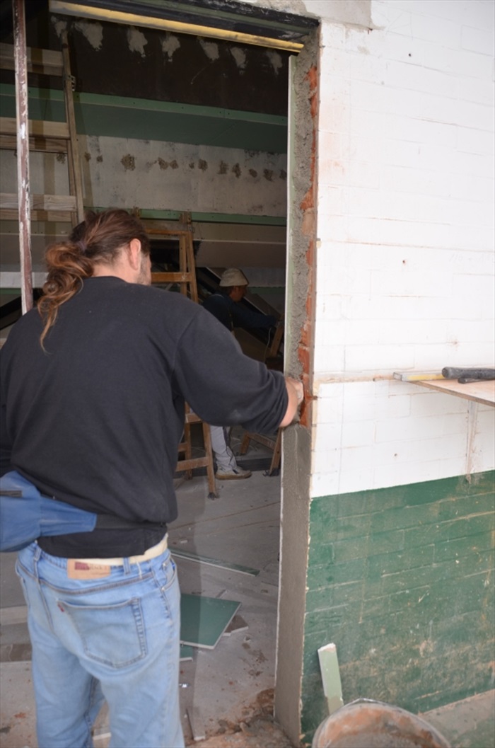 Průběh výstavby nové kotelny pro vyhřívaný trávník