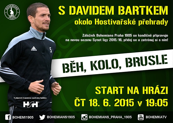 S Davidem Bartkem okolo Hostivařské přehrady