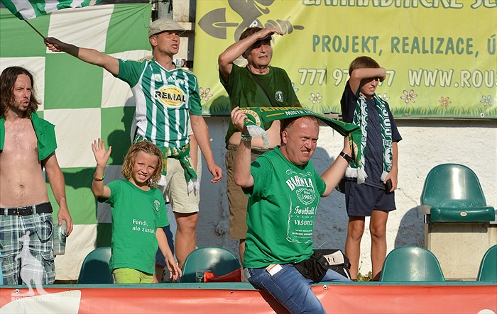DĚNÍ NA TRIBUNÁCH: Bohemians - Zbrojovka