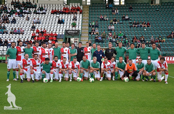 Benefiční utkání All Stars Cup: Bohemians - Slavia 2:6
