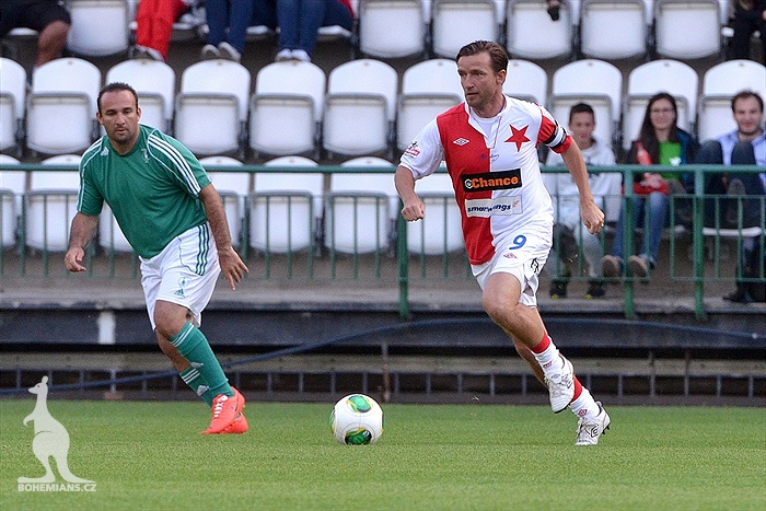 Benefiční utkání All Stars Cup: Bohemians - Slavia 2:6
