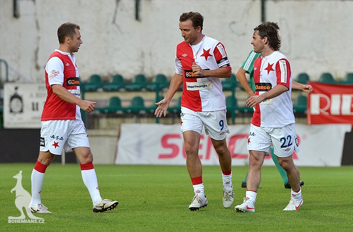 Benefiční utkání All Stars Cup: Bohemians - Slavia 2:6