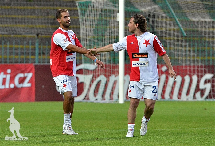 Benefiční utkání All Stars Cup: Bohemians - Slavia 2:6