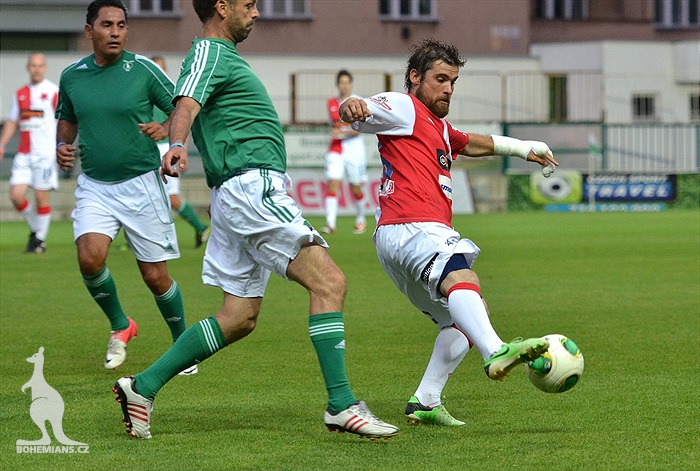 Benefiční utkání All Stars Cup: Bohemians - Slavia 2:6