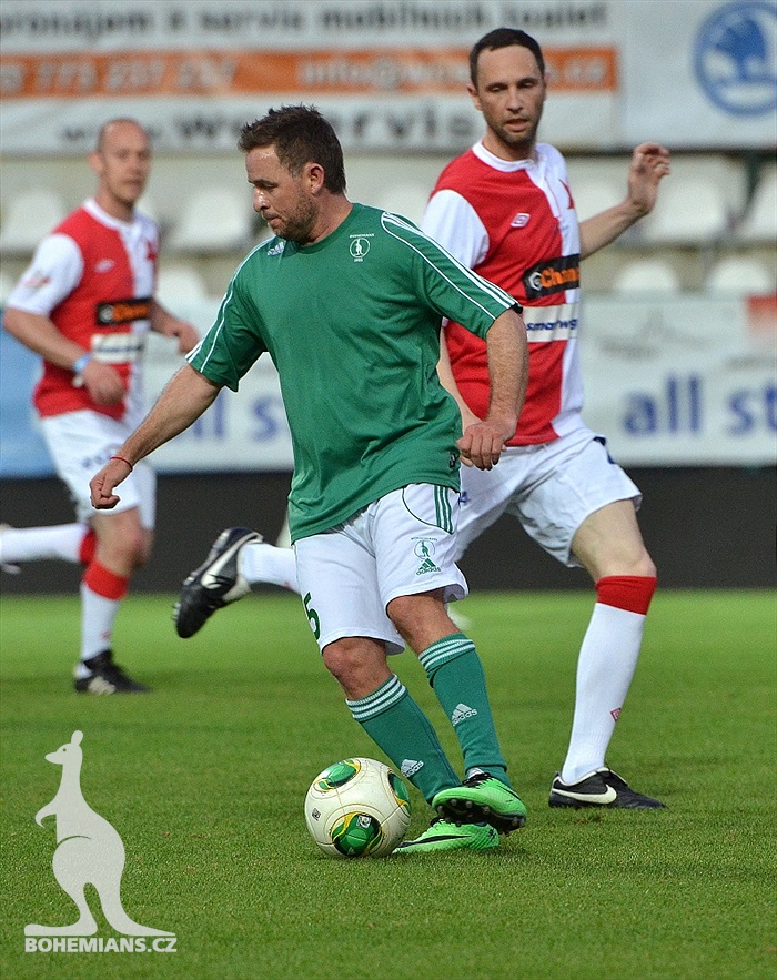Benefiční utkání All Stars Cup: Bohemians - Slavia 2:6