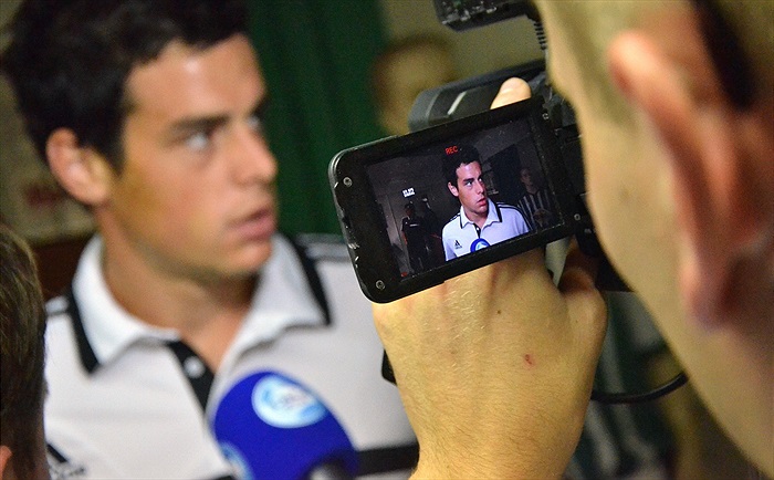 Tisková konference Bohemians Praha 1905