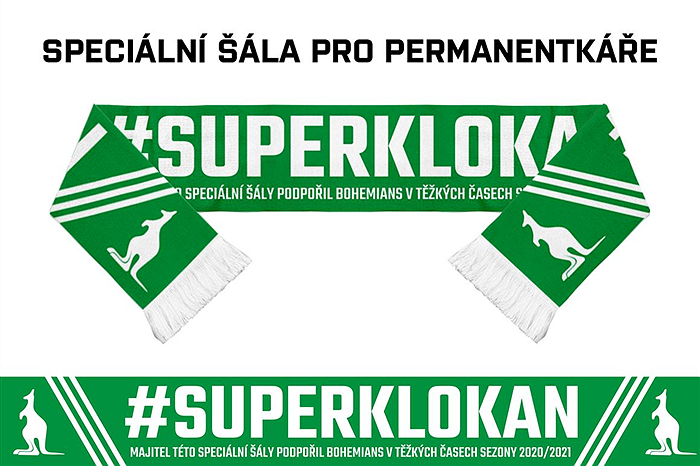 Speciální šála pro permanentkáře