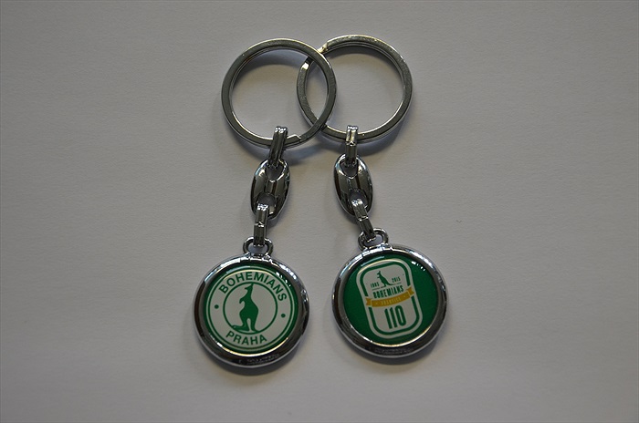 Nová klíčenka s logem 110 let Bohemians