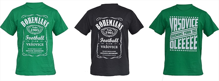 Nová trika s motivem Jack a Vršovice Olééééé