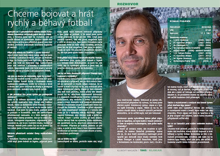 Magazín s Romanem Pivarníkem